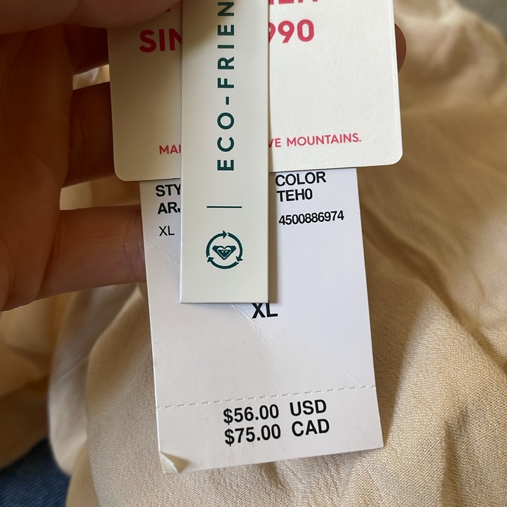 Roxy Endless Journey Button Down Romper - image 7